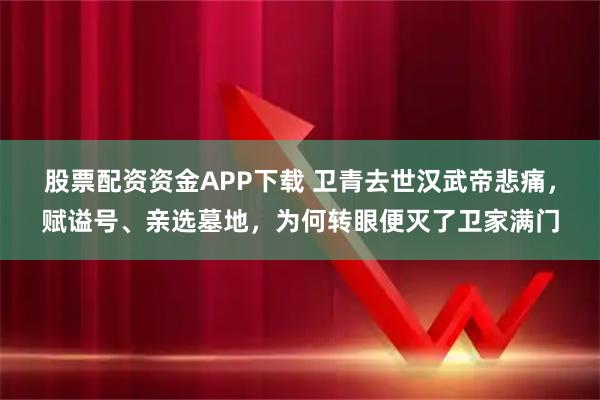 股票配资资金APP下载 卫青去世汉武帝悲痛，赋谥号、亲选墓地，为何转眼便灭了卫家满门